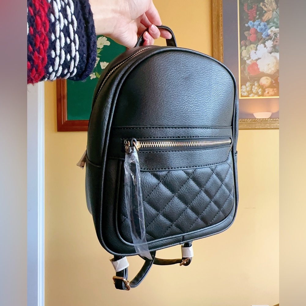 Isabelle soft vegan leather backpack